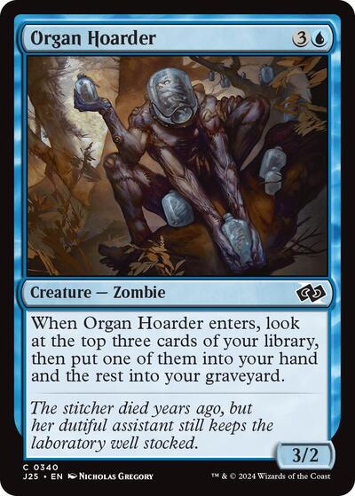 Organ Hoarder J25 #340 (Near Mint Common) Magic: The Gathering: Foundations Jumpstart