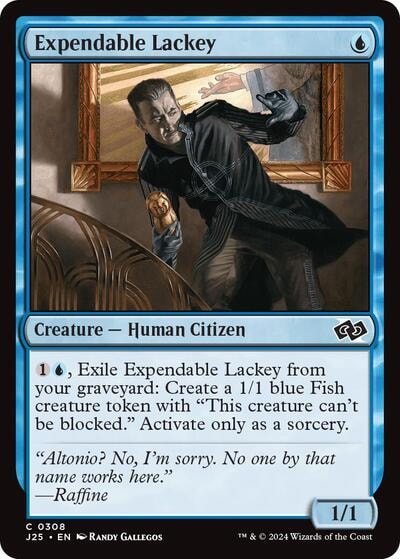 Expendable Lackey J25 #308 (Near Mint Common) Magic: The Gathering: Foundations Jumpstart