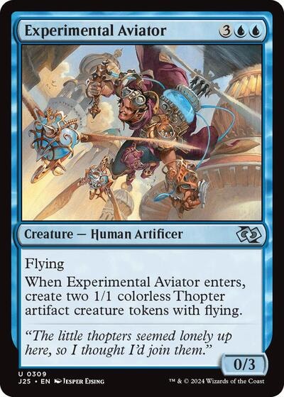 Experimental Aviator J25 #309 (Near Mint Uncommon) Magic: The Gathering: Foundations Jumpstart