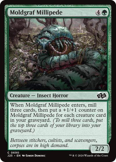 Moldgraf Millipede J25 #690 (Near Mint Common) Magic: The Gathering: Foundations Jumpstart
