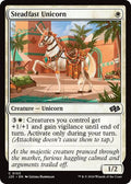 Steadfast Unicorn J25 #103 (Near Mint Common) Magic: The Gathering: Foundations Jumpstart
