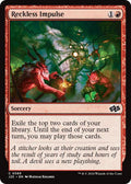 Reckless Impulse J25 #589 (Near Mint Common) Magic: The Gathering: Foundations Jumpstart