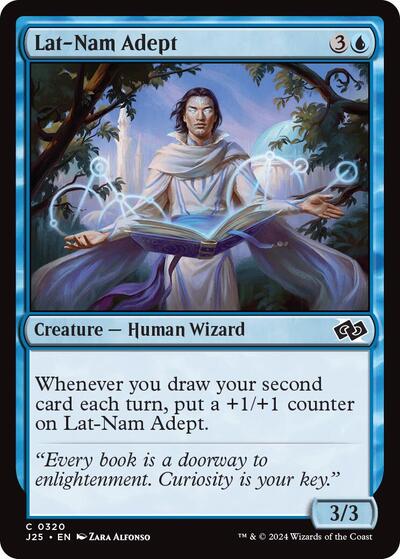 Lat Nam Adept J25 #320 (Near Mint Common) Magic: The Gathering: Foundations Jumpstart
