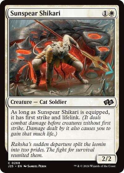 Sunspear Shikari J25 #268 (Near Mint Common) Magic: The Gathering: Foundations Jumpstart