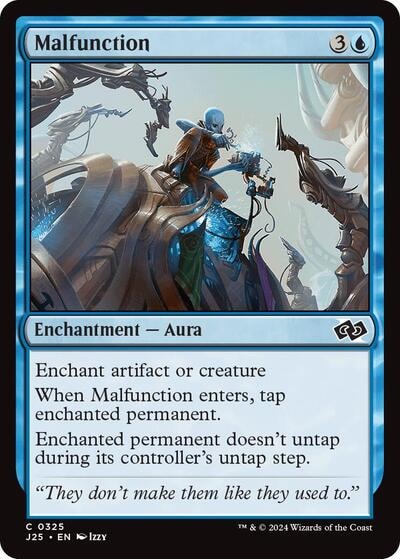 Malfunction J25 #325 (Near Mint Common) Magic: The Gathering: Foundations Jumpstart