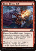 Flame Blessed Bolt J25 #551 (Near Mint Common) Magic: The Gathering: Foundations Jumpstart
