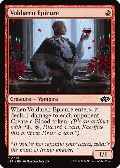 Voldaren Epicure J25 #613 (Near Mint Common) Magic: The Gathering: Foundations Jumpstart