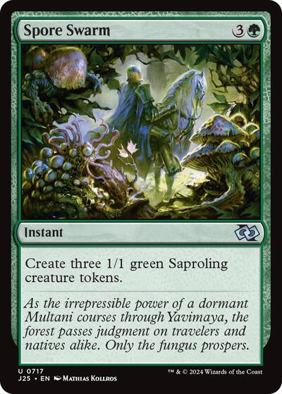 Spore Swarm J25 #717 (Near Mint Uncommon) Magic: The Gathering: Foundations Jumpstart