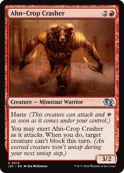 Ahn Crop Crasher J25 #514 (Near Mint Uncommon) Magic: The Gathering: Foundations Jumpstart