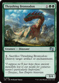 Thrashing Brontodon J25 #725 (Near Mint Uncommon) Magic: The Gathering: Foundations Jumpstart