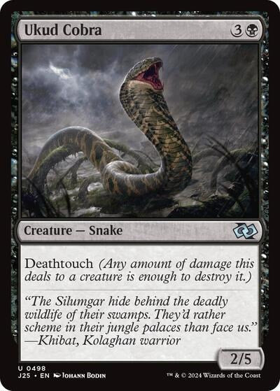 Ukud Cobra J25 #498 (Near Mint Uncommon) Magic: The Gathering: Foundations Jumpstart