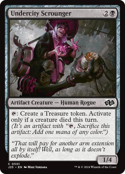 Undercity Scrounger J25 #501 (Near Mint Common) Magic: The Gathering: Foundations Jumpstart