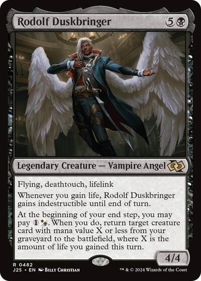 Rodolf Duskbringer J25 #482 (Near Mint Rare) Magic: The Gathering: Foundations Jumpstart