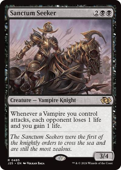 Sanctum Seeker J25 #485 (Near Mint Rare) Magic: The Gathering: Foundations Jumpstart