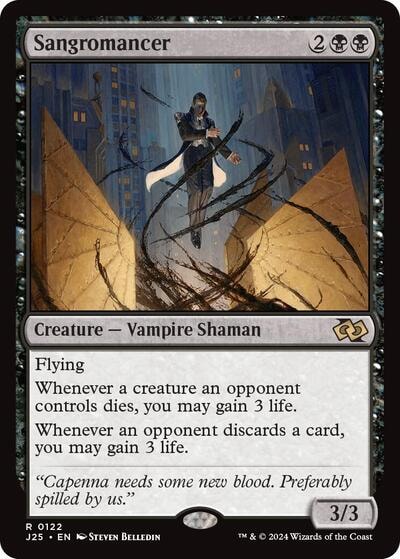 Sangromancer J25 #122 (Near Mint Rare) Magic: The Gathering: Foundations Jumpstart