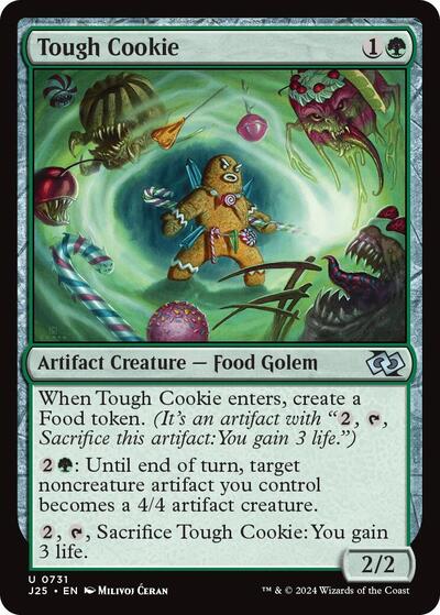 Tough Cookie J25 #731 (Near Mint Uncommon) Magic: The Gathering: Foundations Jumpstart
