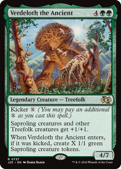 Verdeloth the Ancient J25 #737 (Near Mint Rare) Magic: The Gathering: Foundations Jumpstart