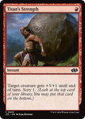Titans Strength J25 #603 (Near Mint Common) Magic: The Gathering: Foundations Jumpstart