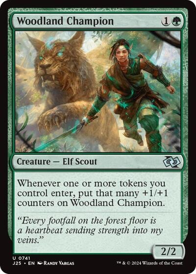 Woodland Champion J25 #741 (Near Mint Uncommon) Magic: The Gathering: Foundations Jumpstart