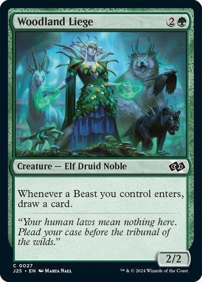 Woodland Liege J25 #27 (Near Mint Common) Magic: The Gathering: Foundations Jumpstart