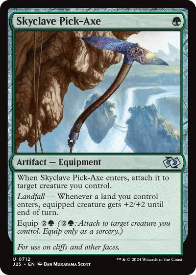 Skyclave Pick Axe J25 #712 (Near Mint Uncommon) Magic: The Gathering: Foundations Jumpstart