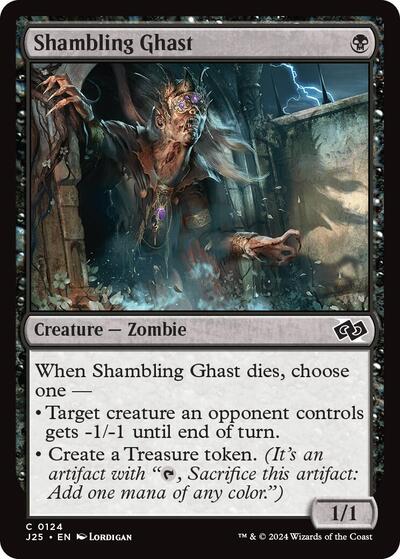 Shambling Ghast J25 #124 (Near Mint Common) Magic: The Gathering: Foundations Jumpstart