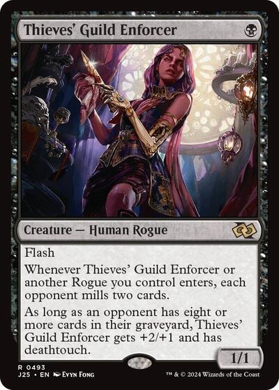 Thieves Guild Enforcer J25 #493 (Near Mint Rare) Magic: The Gathering: Foundations Jumpstart