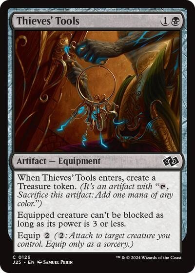Thieves Tools J25 #126 (Near Mint Common) Magic: The Gathering: Foundations Jumpstart