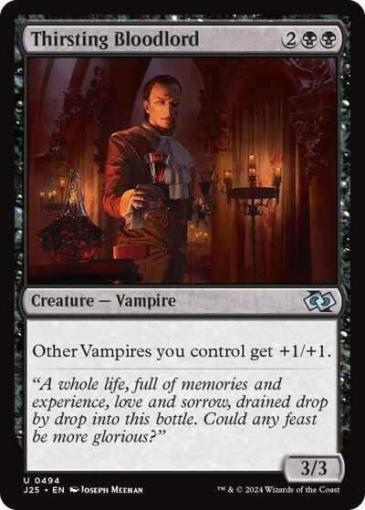 Thirsting Bloodlord J25 #494 (Near Mint Uncommon) Magic: The Gathering: Foundations Jumpstart