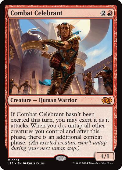 Combat Celebrant J25 #531 (Near Mint Mythic Rare) Magic: The Gathering: Foundations Jumpstart