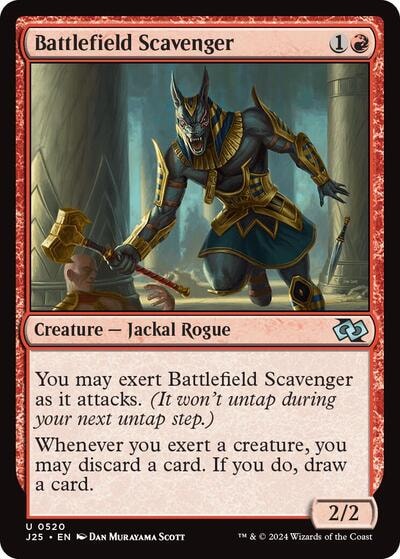 Battlefield Scavenger J25 #520 (Near Mint Uncommon) Magic: The Gathering: Foundations Jumpstart