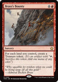 Brasss Bounty Foil FDN #190 (Near Mint Rare) Magic: The Gathering: Foundations