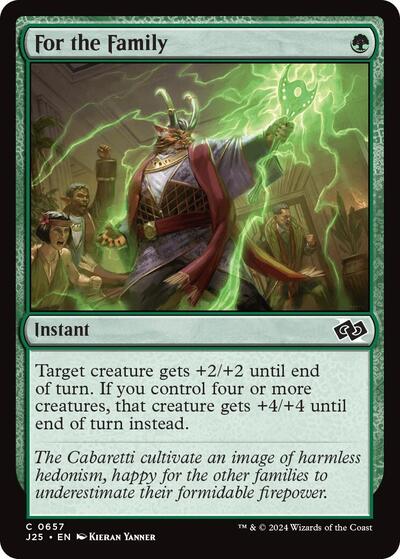 For the Family J25 #657 (Near Mint Common) Magic: The Gathering: Foundations Jumpstart