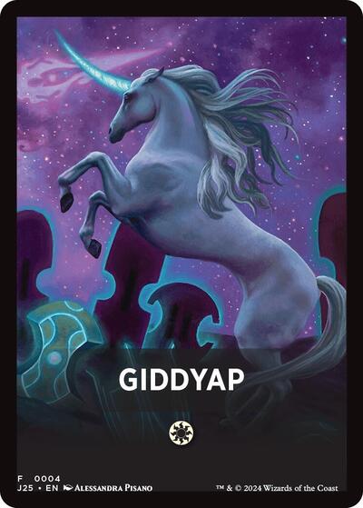 Giddyap Theme Card J25 #4 (Near Mint T) Magic: The Gathering: Foundations Jumpstart