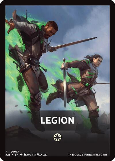 Legion Theme Card J25 #7 (Near Mint T) Magic: The Gathering: Foundations Jumpstart