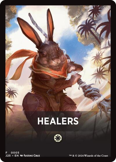 Healers Theme Card J25 #5 (Near Mint T) Magic: The Gathering: Foundations Jumpstart