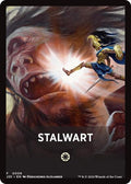Stalwart Theme Card J25 #9 (Near Mint T) Magic: The Gathering: Foundations Jumpstart