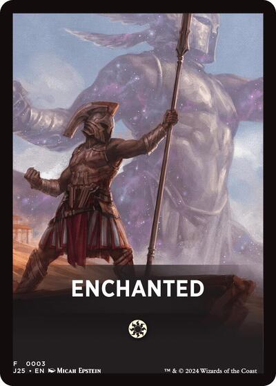 Enchanted Theme Card J25 #3 (Near Mint T) Magic: The Gathering: Foundations Jumpstart