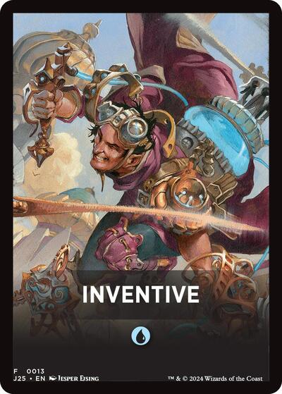 Inventive Theme Card J25 #13 (Near Mint T) Magic: The Gathering: Foundations Jumpstart