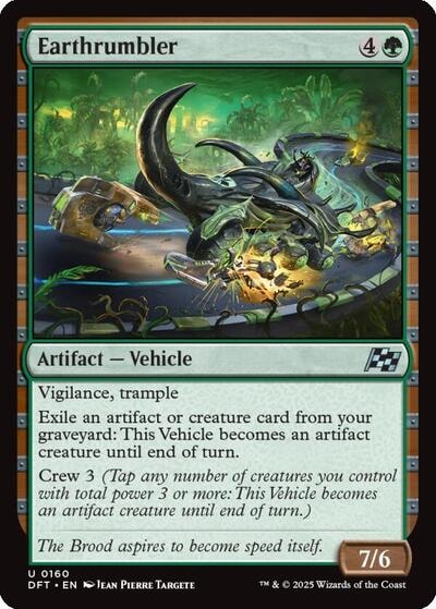 Earthrumbler DFT #160 (Near Mint Uncommon) Magic: The Gathering: Aetherdrift