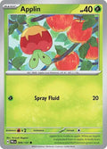 Applin PRE #009/131 (Near Mint Common) Pokemon: SV: Prismatic Evolutions