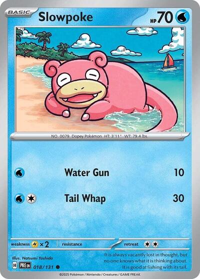 Slowpoke SV: Prismatic Evolutions PRE #018/131 (Common) Pokemon:
