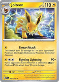 Jolteon SV: Prismatic Evolutions PRE #029/131 (Rare) Pokemon: