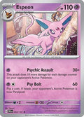 Espeon Holofoil PRE #033/131 (Near Mint Rare) Pokemon: SV: Prismatic Evolutions