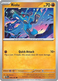 Riolu Reverse Holofoil PRE #050/131 (Near Mint Common) Pokemon: SV: Prismatic Evolutions