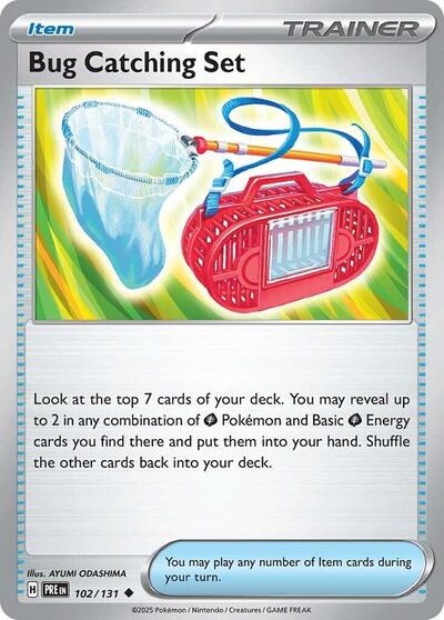 Bug Catching Set PRE #102/131 (Near Mint Uncommon) Pokemon: SV: Prismatic Evolutions