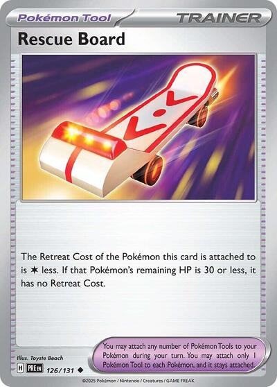 Rescue Board SV: Prismatic Evolutions PRE #126/131 (Uncommon) Pokemon: