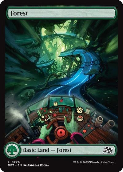 Forest 0276 DFT #276 (Near Mint Land) Magic: The Gathering: Aetherdrift