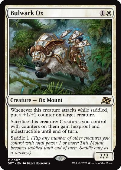 Bulwark Ox DFT #7 (Near Mint Rare) Magic: The Gathering: Aetherdrift