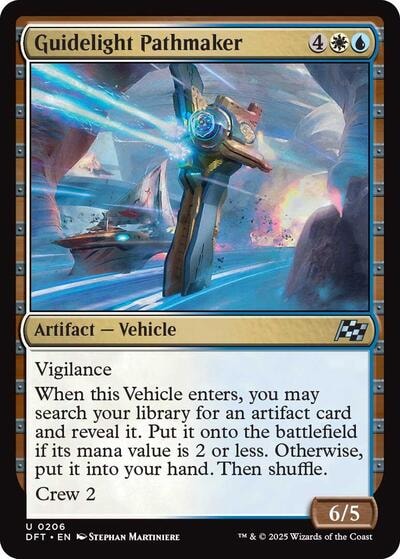 Guidelight Pathmaker DFT #206 (Near Mint Uncommon) Magic: The Gathering: Aetherdrift